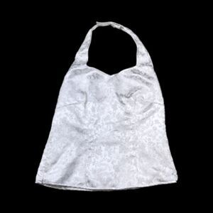 White Floral Print Top | Size M